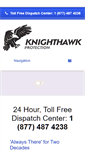 Mobile Screenshot of knighthawkprotection.com